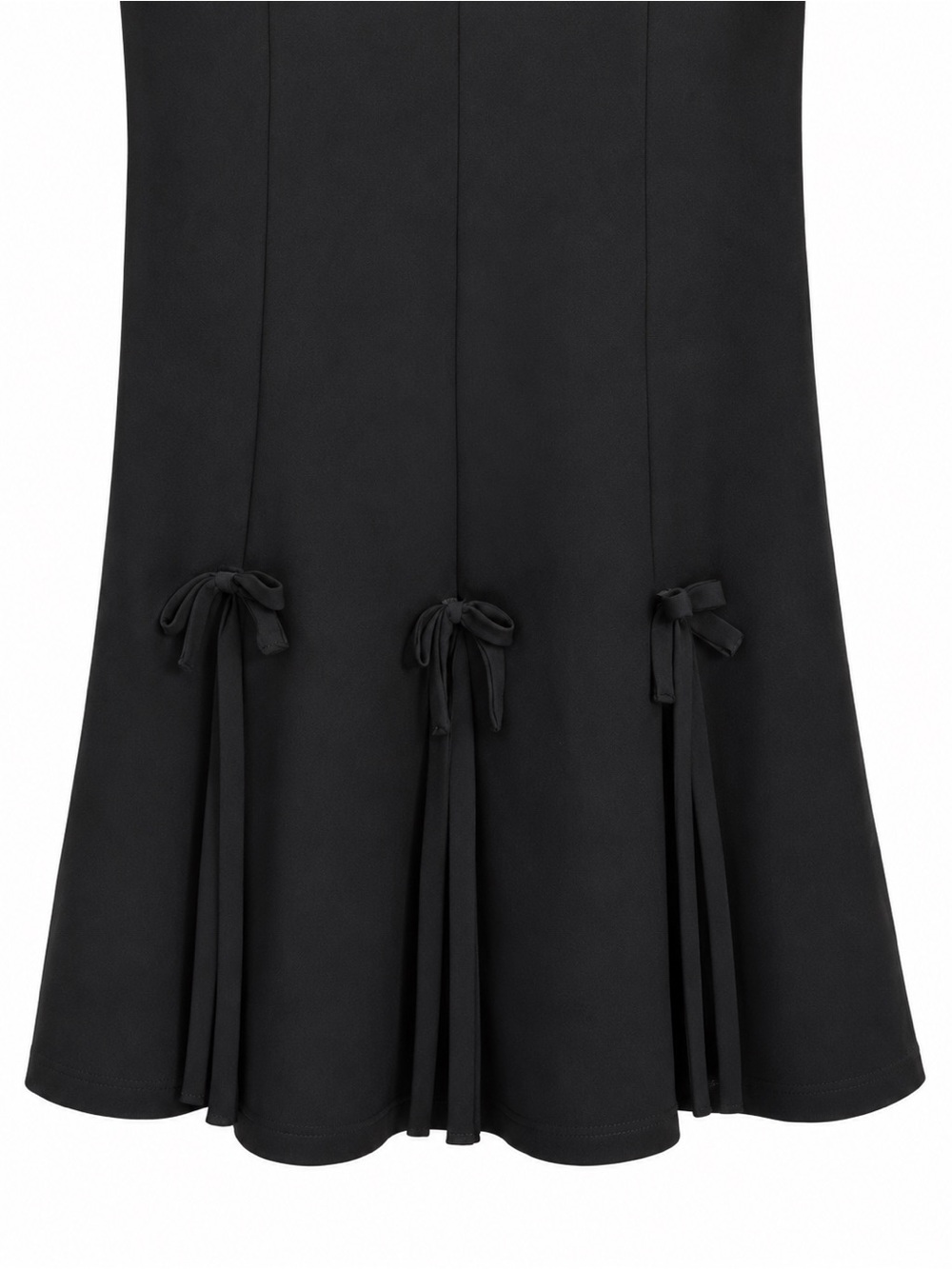 Vintage 579 Extra Femme Black Y2K Mini Dress Size 5 NWT Bow Detail - Picture 3 of 3
